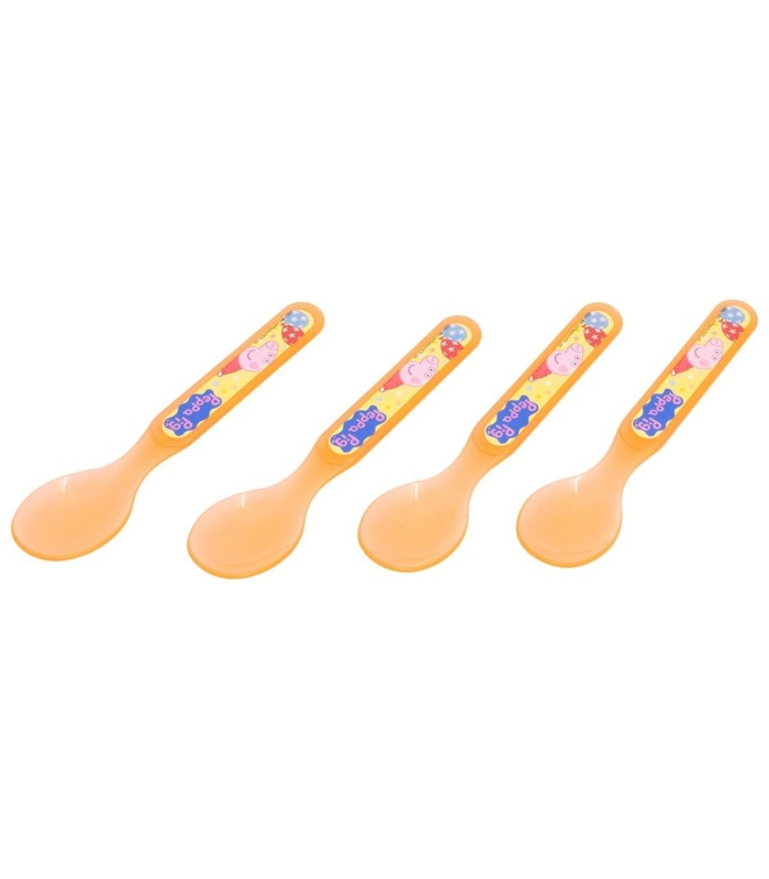 JOY 4 PCS SPOON SET PEPPA PIG