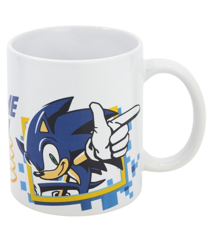 CERAMIC MUG 11 OZ IN GIFT BOX SONIC GAME ON WH