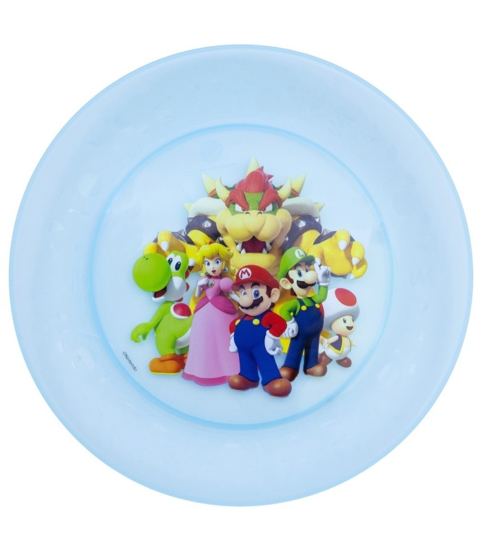 JOY 4 PCS PP PLATE SET SUPER MARIO