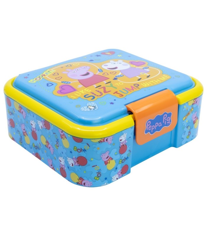 SUPREME MULTI COMPARTMENT SANDWICH BOX PEPPA PIG