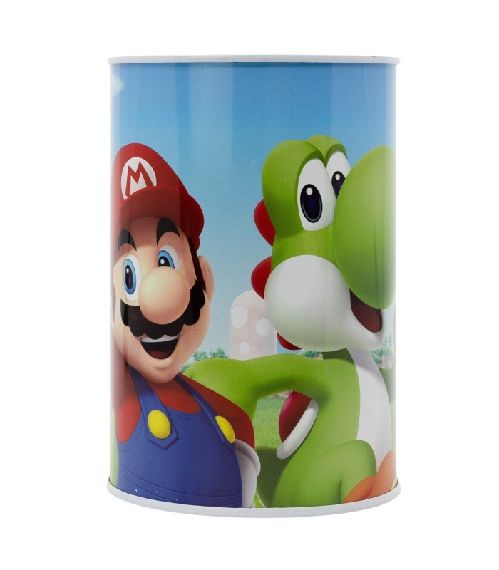 METALLIC MONEY BANK SUPERMARIO