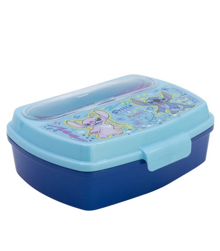 FUNNY SANDWICH BOX WITH CUTLERY STITCH DRAWING