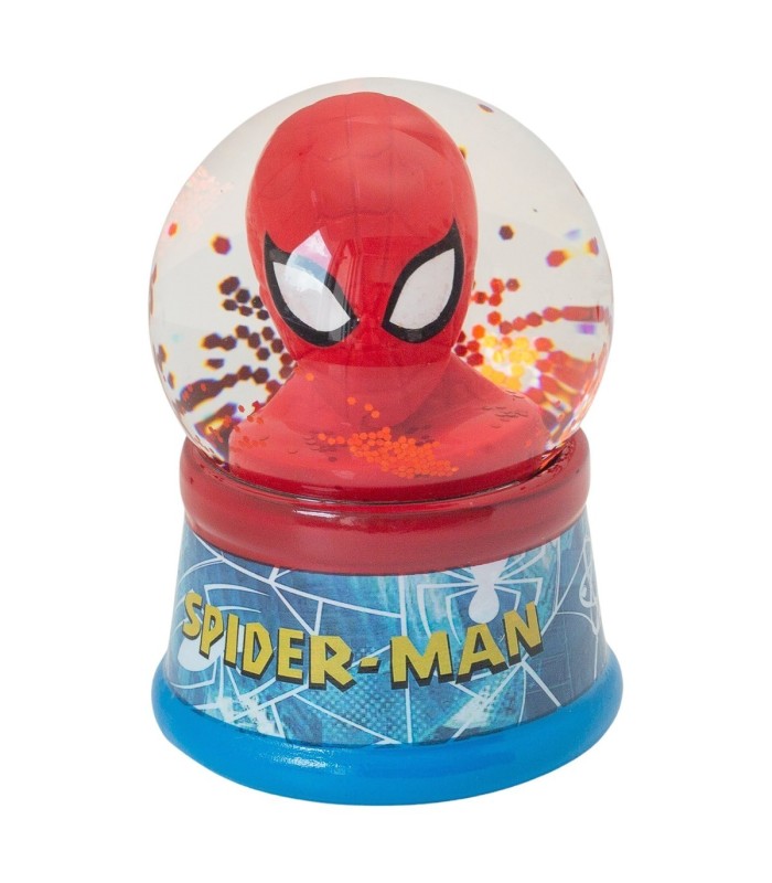 GLASS SNOW GLOBE SPIDERMAN EN ESTUCHE