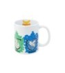 CERAMIC MUG 11 OZ IN GIFT BOX HARRY POTTER CHIBI HOUSES DNLS YA