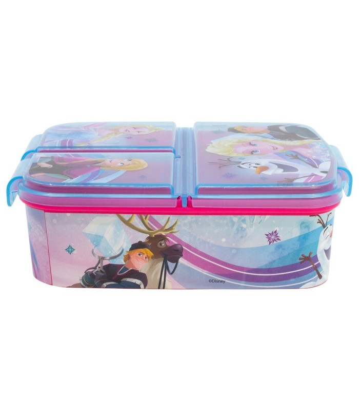 MULTI COMPARTMENT SANDWICH BOX FROZEN IRIDESCENT AQUA