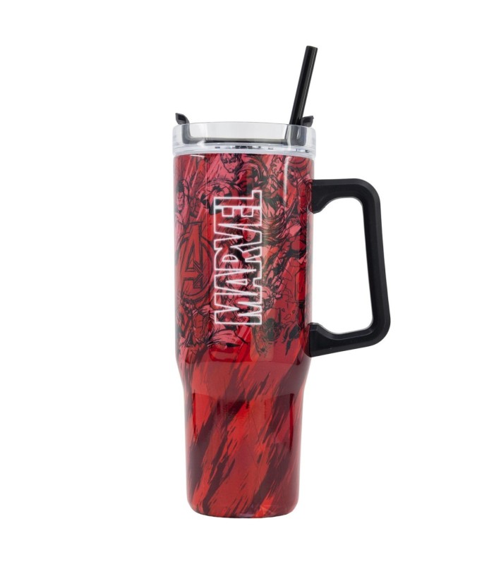 DW INSULATED STAINLESS STEEL XL RAMBLER MUG 940 ML MARVEL PATTERN
