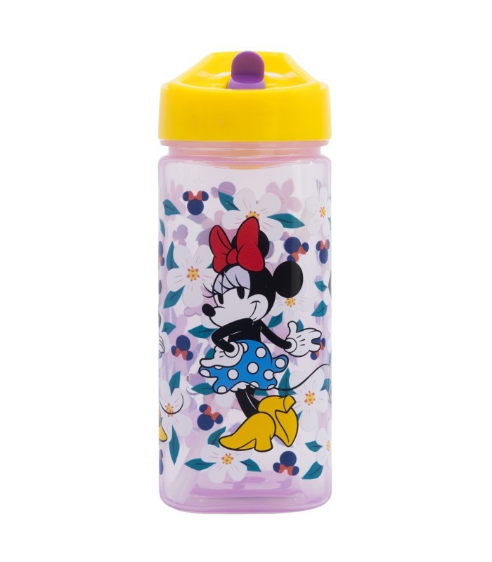 SQUARE WATER BOTTLE 510 ML MINNIE SUNSHINE