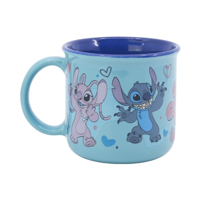 FULL DECO CERAMIC MUG 12 OZ IN GIFT BOX  STITCH