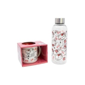 SET 2 PCS (HYDRO BOTTLE AND 400 ML CERAMIC MUG) HELLO KITTY