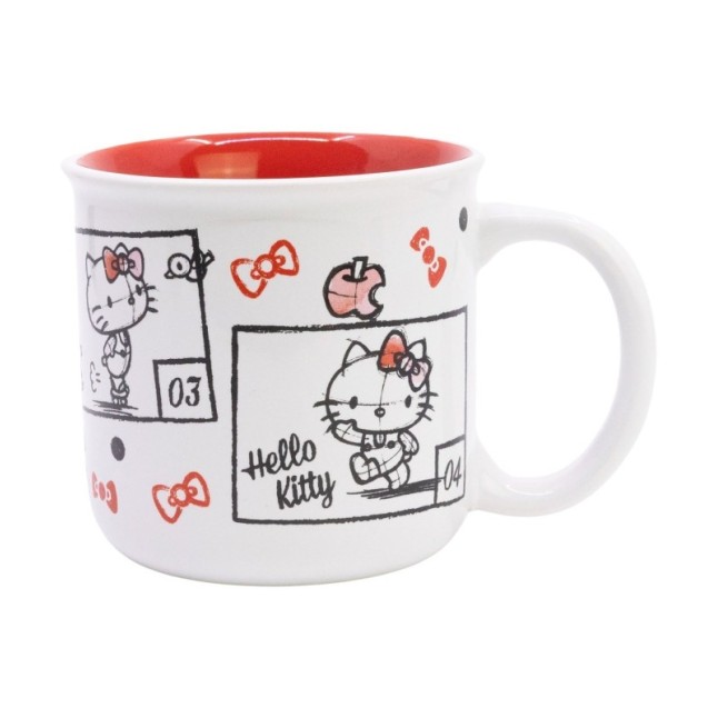SET 2 PCS (HYDRO BOTTLE AND 400 ML CERAMIC MUG) HELLO KITTY
