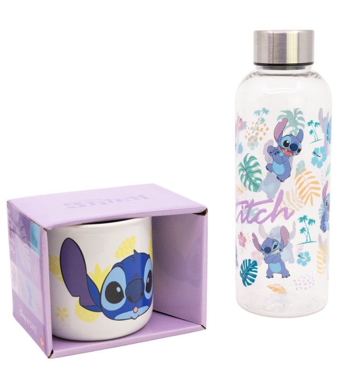 SET 2 PCS (HYDRO BOTTLE AND 400 ML CERAMIC MUG) STITCH