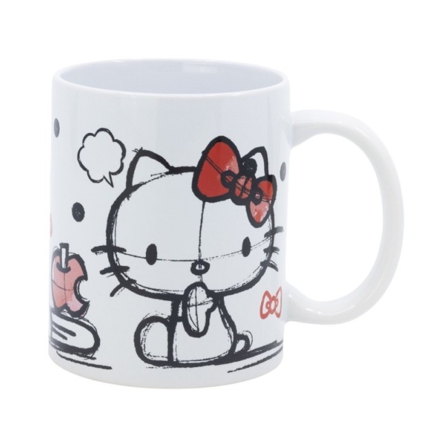 SET 2 PCS (HYDRO BOTTLE AND 325 ML CERAMIC MUG) HELLO KITTY