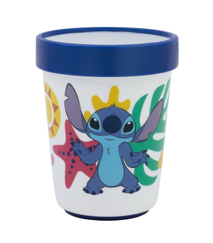 NON SLIP BICOLOR PREMIUM TUMBLER 260 ML STITCH
