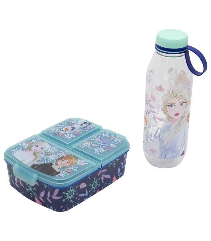 SET 2 PCS SET 2 PCS (ADVENTURE BOTTLE AND MULTI COMPARTMENT SANDWICH BOX) FROZEN