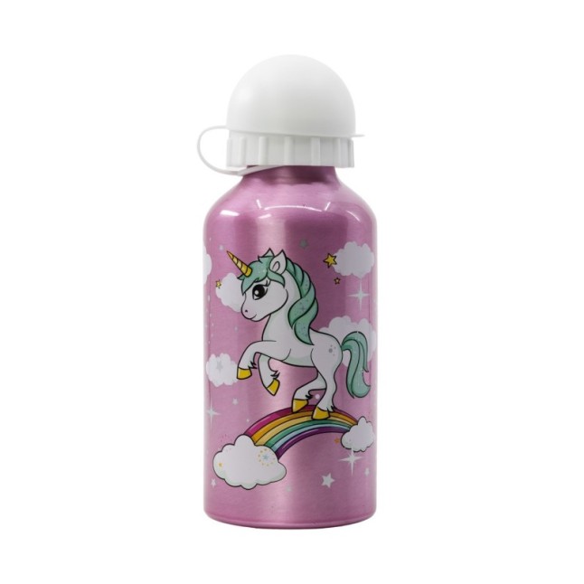 ALUMINIUM BOTTLE 400 ML UNICORN RANGE