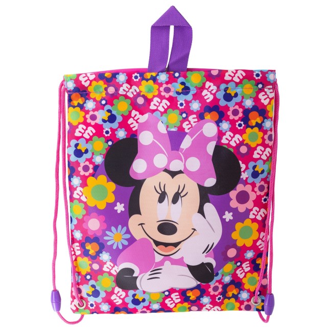 DRAWSTRING LUNCH BAG MINNIE BOLD FLORALS