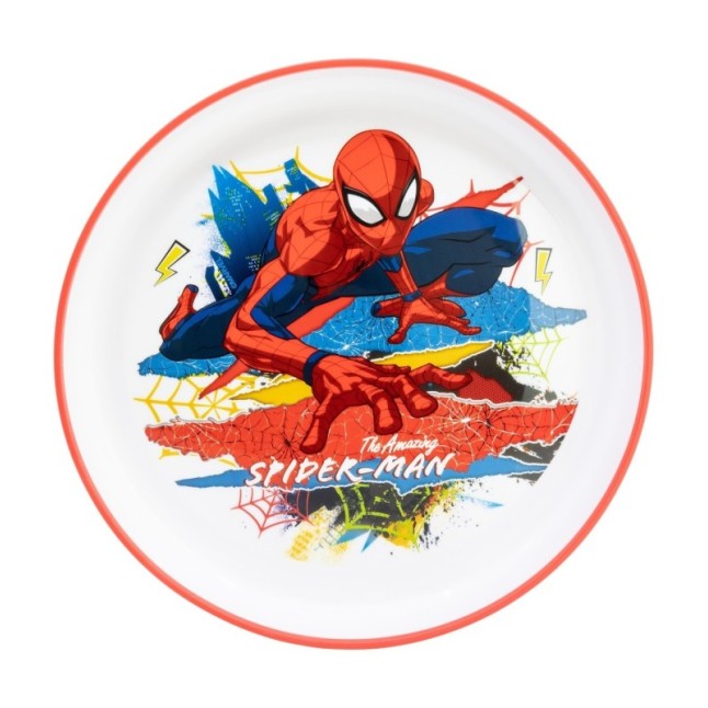 NON SLIP BICOLOR PREMIUM PLATE SPIDERMAN MOVING TARGET