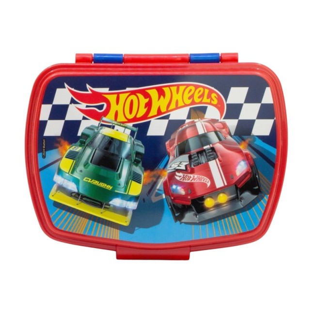 FUNNY SANDWICH BOX HOTWHEELS BLUE FIRE