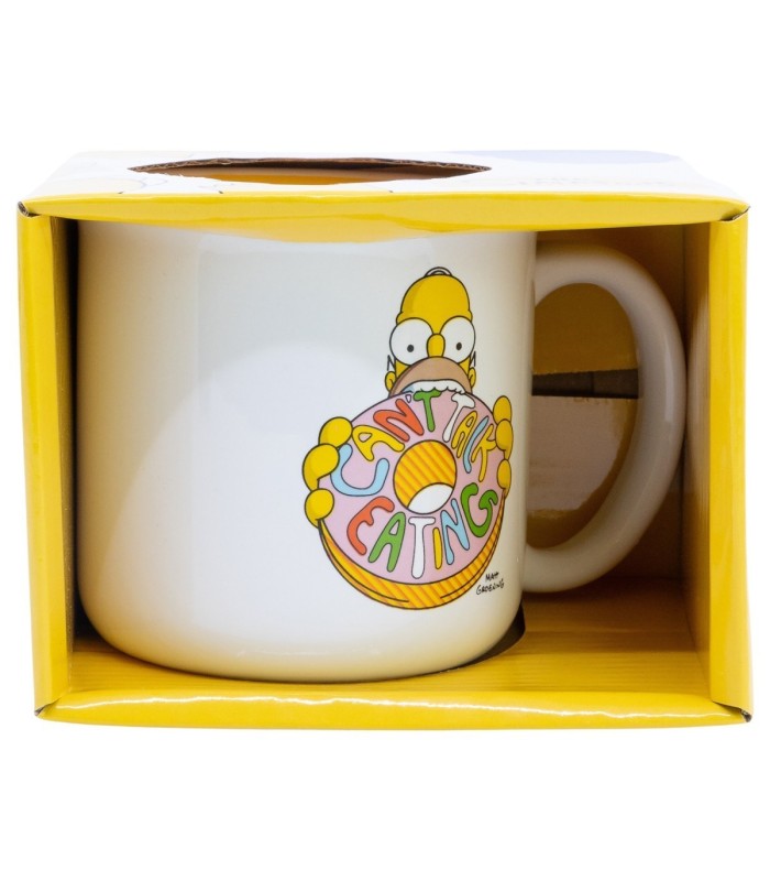 CERAMIC BREAKFAST MUG 14 OZ IN GIFT BOX SIMPSONS HOMER FACE