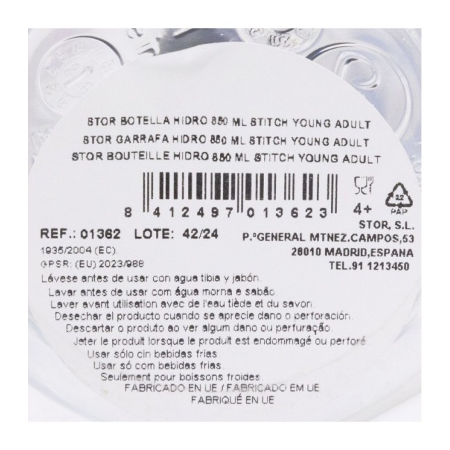 HYDRO BOTTLE 850 ML STITCH