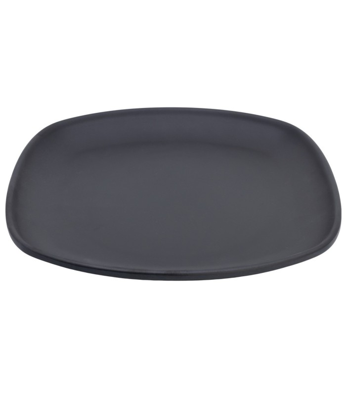 STOR PLATO CUADRADO MEDIANO TERRA NEGRO
