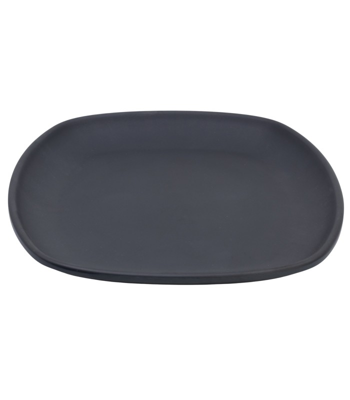 STOR PLATO CUADRADO GRANDE TERRA NEGRO