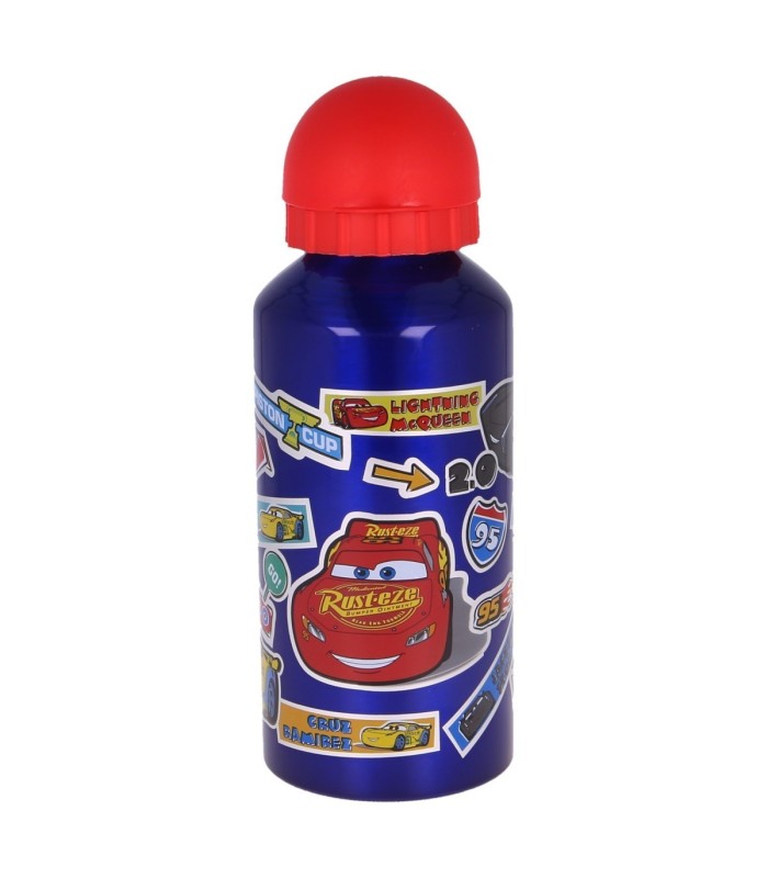 ALUMINIUM BOTTLE 400 ML CARS STICKERS