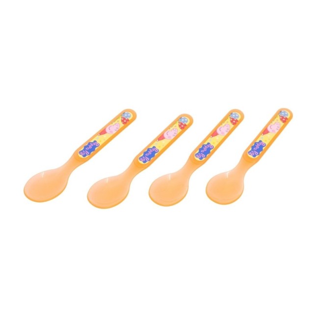 JOY 4 PCS SPOON SET PEPPA PIG