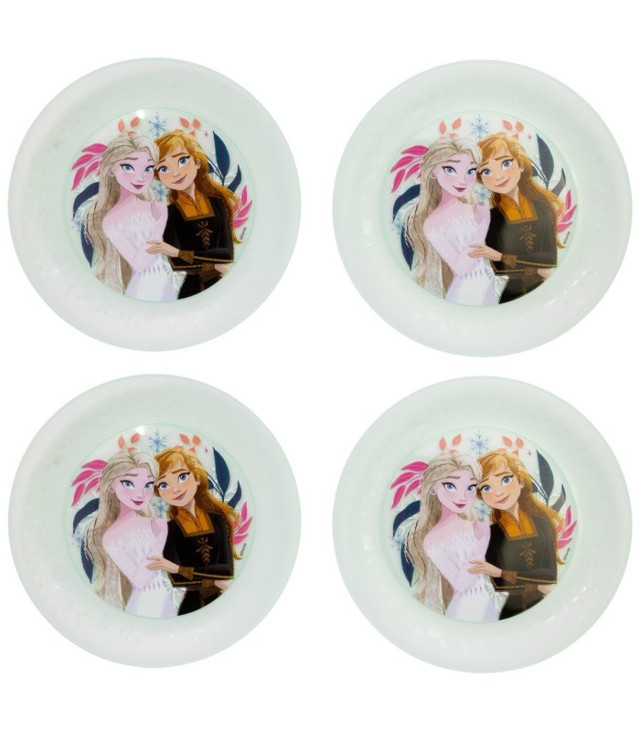 JOY 4 PCS PP PLATE SET FROZEN