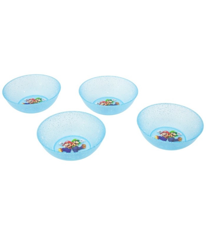 JOY 4 PCS PP BOWL SET SUPER MARIO