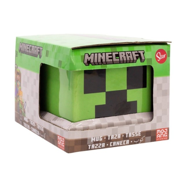 CERAMIC 3D MUG 15 OZ IN GIFT BOX MINECRAFT