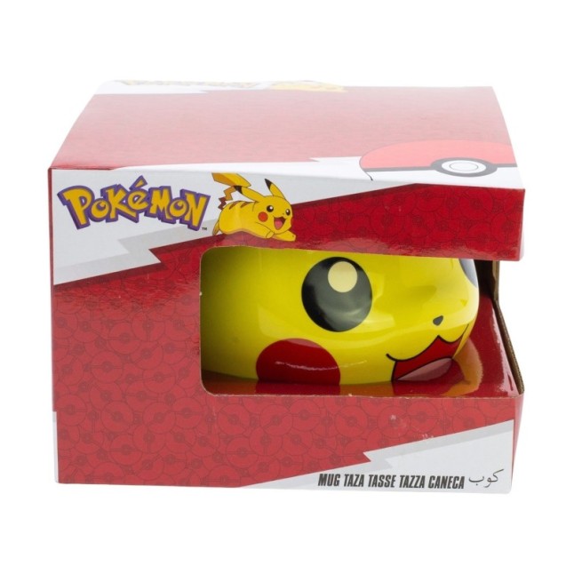 CERAMIC 3D MUG 17 OZ IN GIFT BOX POKEMON PIKACHU