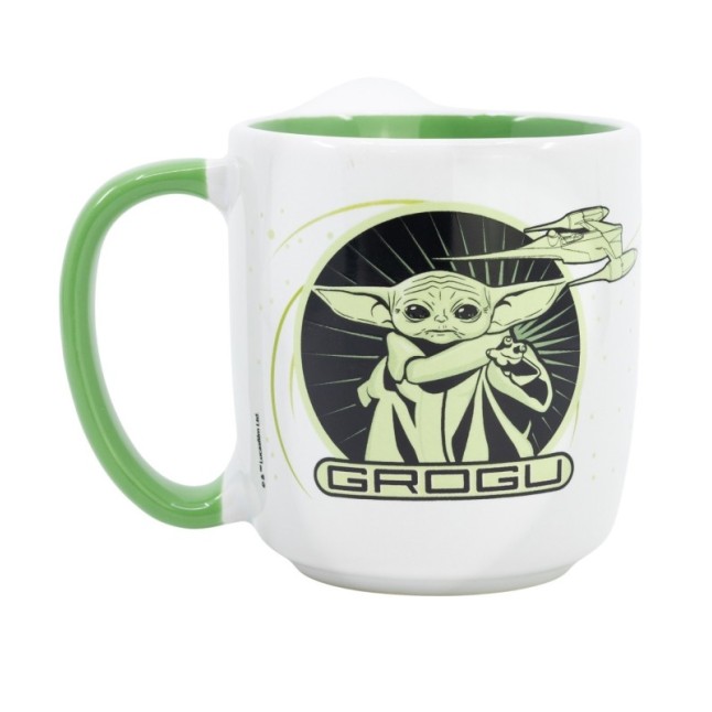 CERAMIC ELITE MUG 13 OZ IN GIFT BOX GROGU MANDALORIAN
