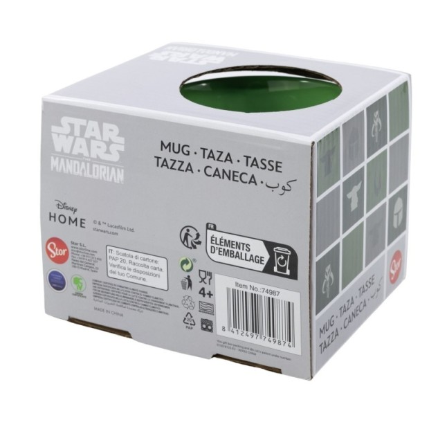 CERAMIC ELITE MUG 13 OZ IN GIFT BOX GROGU MANDALORIAN