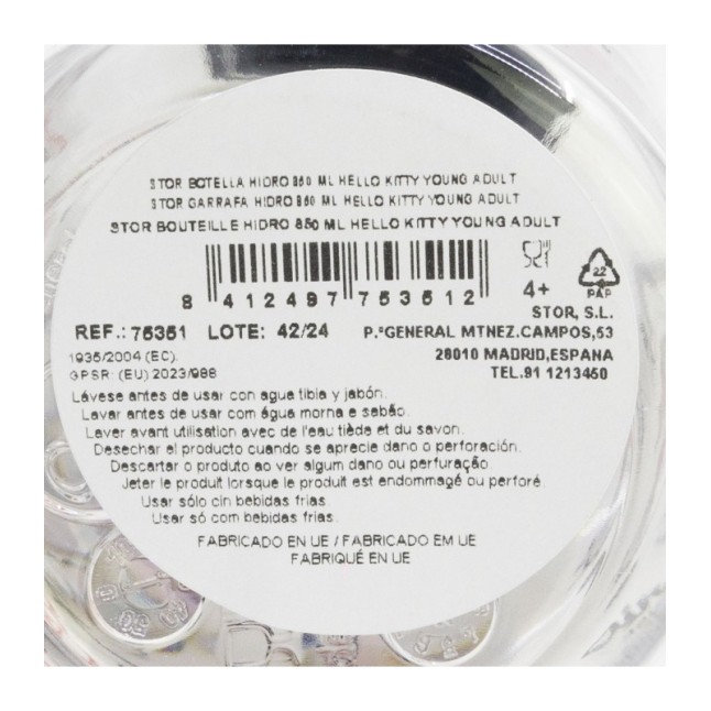 HYDRO BOTTLE 850 ML HELLO KITTY