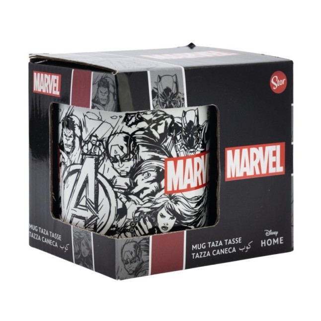 CERAMIC MUG 11 OZ IN GIFT BOX MARVEL PATTERN