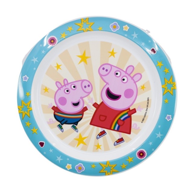 MICRO PLATE PEPPA PIG KINDNESS COUNTS
