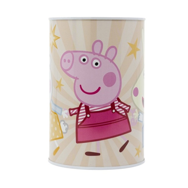 METALLIC MONEY BANK PEPPA PIG KINDNESS COUNTS