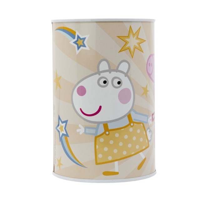 METALLIC MONEY BANK PEPPA PIG KINDNESS COUNTS
