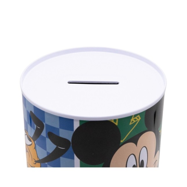 METALLIC MONEY BANK MICKEY HAS FUN