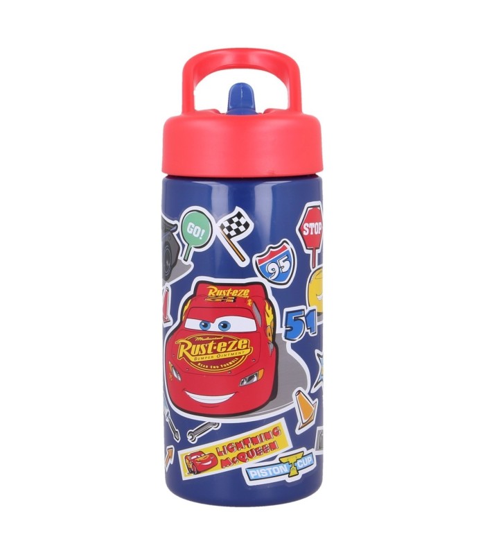 STOR PLAYGROUND SIPPER BOTTLE 420 ML CARS STICKERS