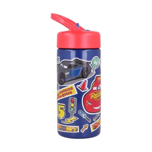 STOR PLAYGROUND SIPPER BOTTLE 420 ML CARS STICKERS