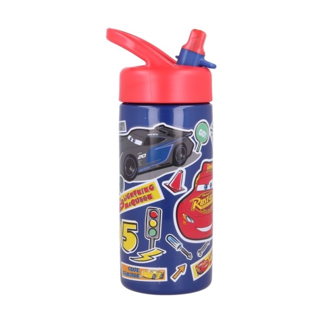 STOR PLAYGROUND SIPPER BOTTLE 420 ML CARS STICKERS