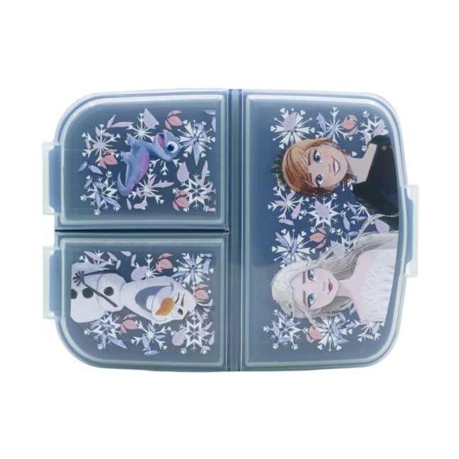 MULTI COMPARTMENT SANDWICH BOX FROZEN SNOWY TALE