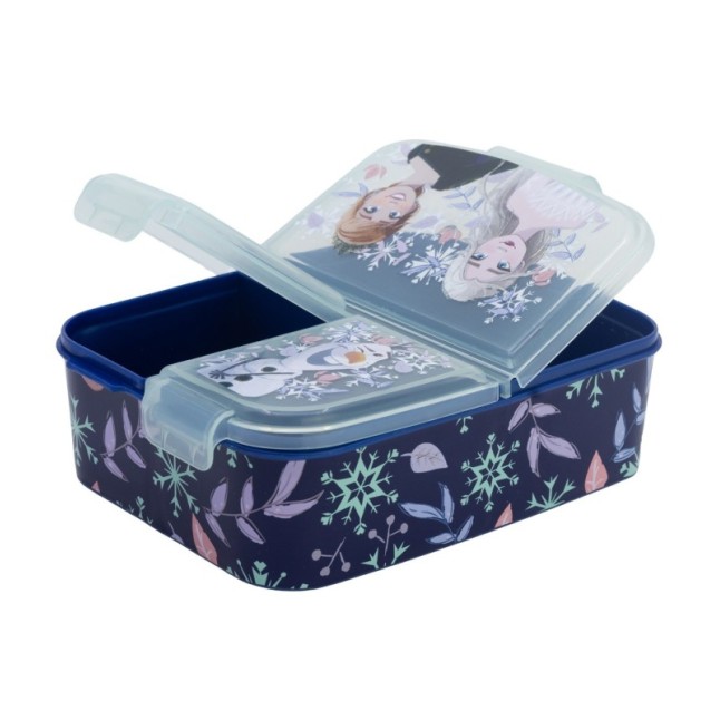 MULTI COMPARTMENT SANDWICH BOX FROZEN SNOWY TALE