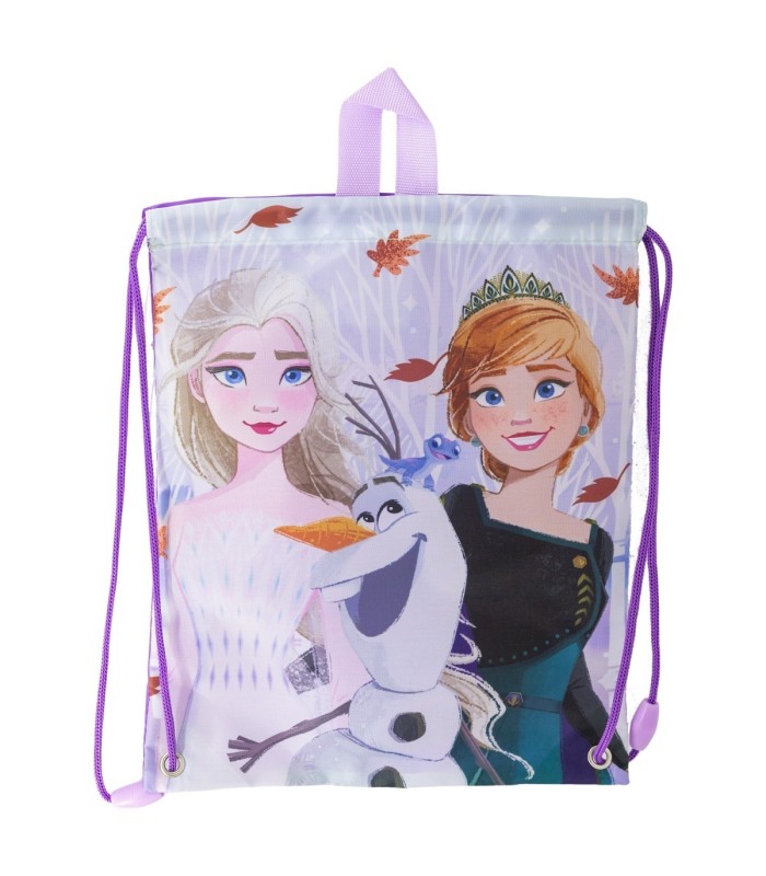 DRAWSTRING LUNCH BAG FROZEN AUTUMN LEAVES