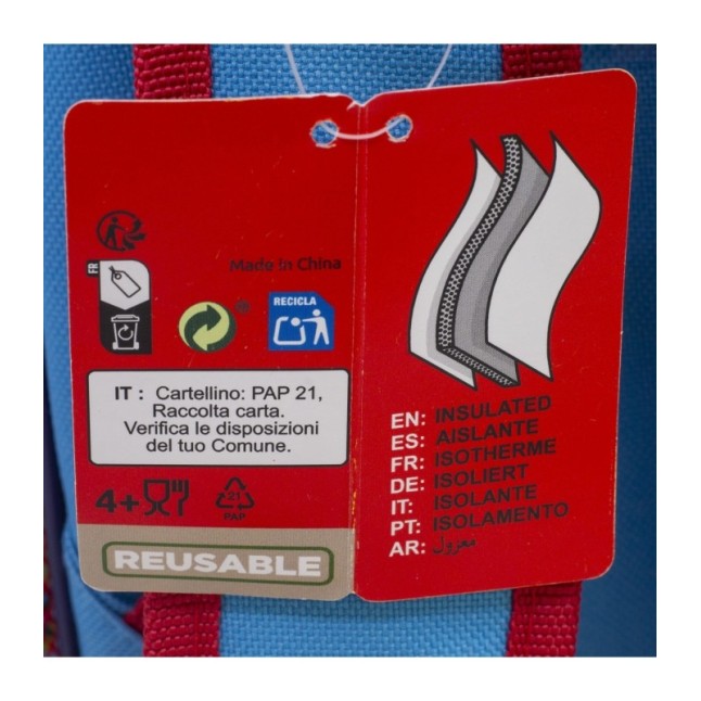 INSULATED LUNCH BAG WITH STRAPS SUPER MARIO