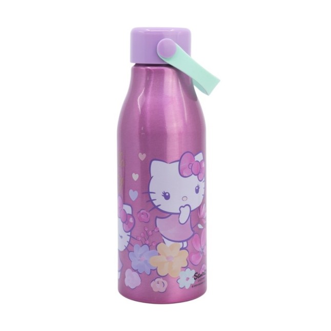 FLEXI HANDLE ALUMINIUM BOTTLE 760 ML HELLO KITTY
