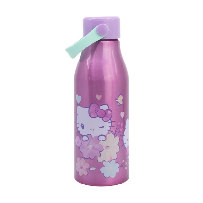 FLEXI HANDLE ALUMINIUM BOTTLE 760 ML HELLO KITTY
