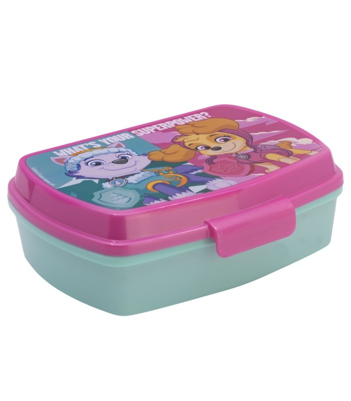 FUNNY SANDWICH BOX PAW PATROL GIRL SUPERPOWERS